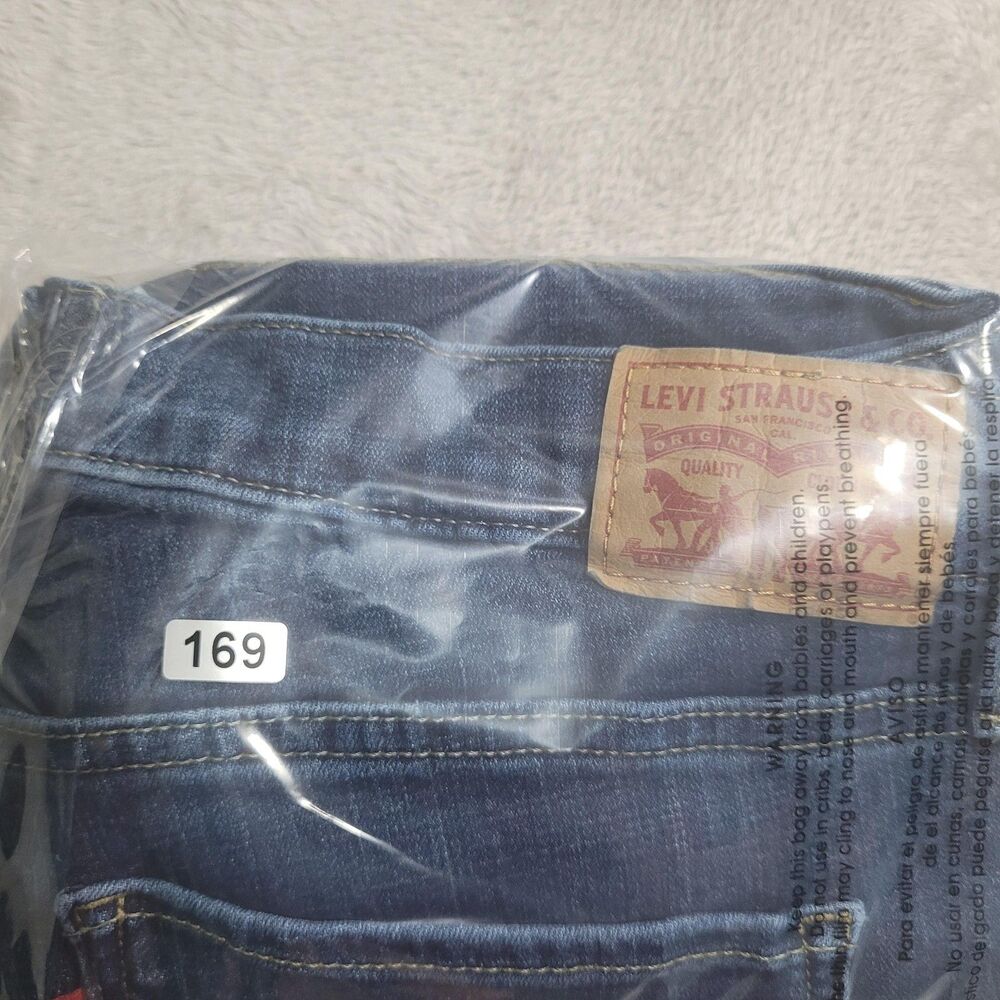 Levi's 311 Shaping Skinny Jeans Womens 31x30 Blue Med Wash Stretch Denim - Picture 14 of 14
